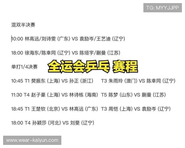 从全运会到职业总决赛：孙浅的双线作战体能分配策略